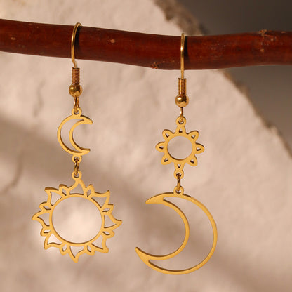 Sun Moon Earrings