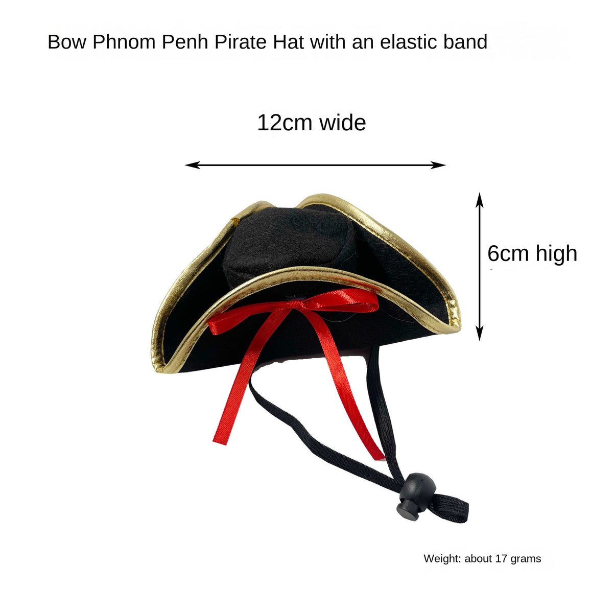 Halloween Headband Hair Accessory for Festival Party Performance Costume Pirate Hat Headwear Pet Headband