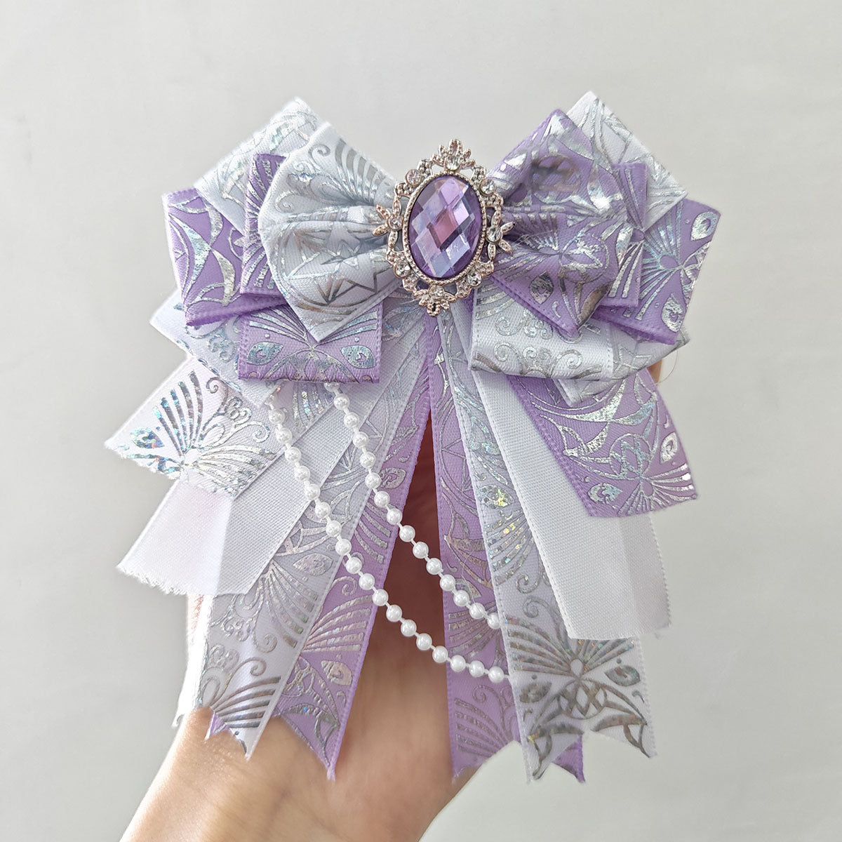 Original Handmade DIY Cheer Rod with Bow, Anime Accessory  Holographic Package Decoration, Kura Rod